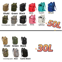 Lusy Store LLC 30L/50L 1000D Nylon Waterproof Trekking and Fishing Backpack Backpack