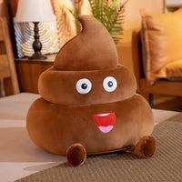 Funny Poop Plush Toy Stuffed Halloween Children Gifts Strange Poop Pillow Home Decor 25cm B