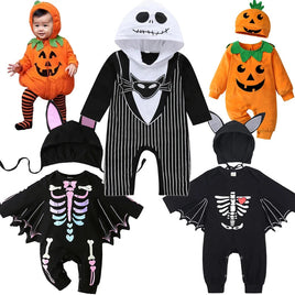 0-24Months Baby Boys Jumpsuits Halloween Costumes Children Halloween Cosplay Party Boy Clothes Long-sleeved Hoodie