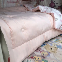Sanrio Kawaii Hello Kitty Kuromi My melody Pochacco Cinnamoroll Cute Anime Quilt Kawaii Student Dormitory Quilt Set Holiday Gift Lusy Store