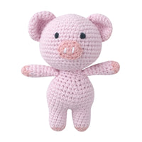 Monkey Plush Toy – Handmade Crochet Wool Stuffed Animal, 2.4" – Lusy Store 12 2.4"