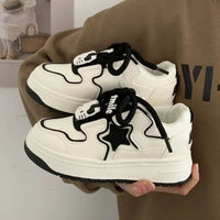 Sanrio Hello Kitty Y2K Platform Off White Sneakers for Women