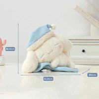 Sleeping Cinnamoroll Plush Doll Toy Cute Puppy Children Soothing Sleep Companion Doll Body Pillow Room Sofa Decoration Gift