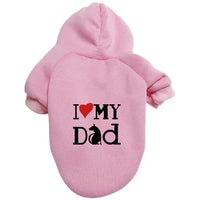 Pet Clothes French Bulldog Puppy Dog Costume Chihuahua Pug Pets Dogs Clothing For Small Medium Pink dad