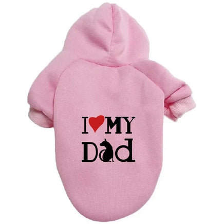 Pet Clothes French Bulldog Puppy Dog Costume Chihuahua Pug Pets Dogs Clothing For Small Medium Pink dad