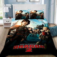 How to TrainS Your D-dragons Bedding Set Your D-dragons Duvet Cover Pillowcase Adult Boy Girl Single Twin Full Queen King Size Lusy Store