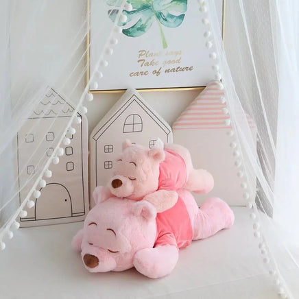 Lusy Store LLC Winnie the Pooh Plush Doll Kawaii Bear Lovely Car Decor Stuffed Doll Sofa Cushion Bedside Pillow Gift Plush