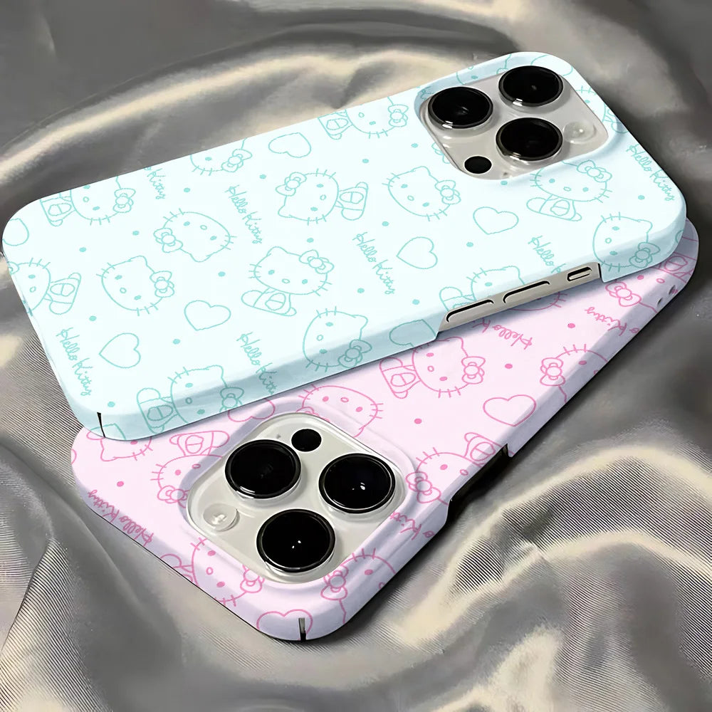 Sanrio Cartoon Phone Case for iPhone XS Max with Floral Design