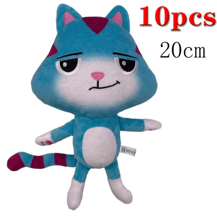 Animals Plush Gabby Dollhouse Lovely Plush Gaby Toy Plush House Cat Doll Cartoon Stuffed Animals Mermaid Cat Plushie Dolls Kids IndianRed