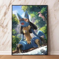 Pokemon Canvas Prints Wall Art Home Classic Children's Bedroom Decor Gifts Kid Action Figures Modular Painting Cartoon Character Lusy Store