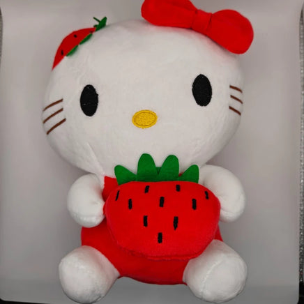 Sanrio Strawberry KT Cat Plush Doll (8.7 Inches) 22cm red