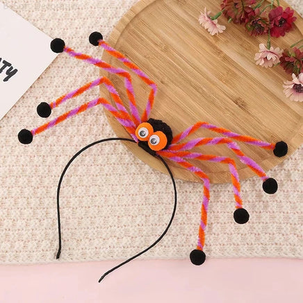 Halloween Headband Halloween Spider Headband Festival Party Hair Hoop Photography Props Hair Accessories Halloween Decor S6