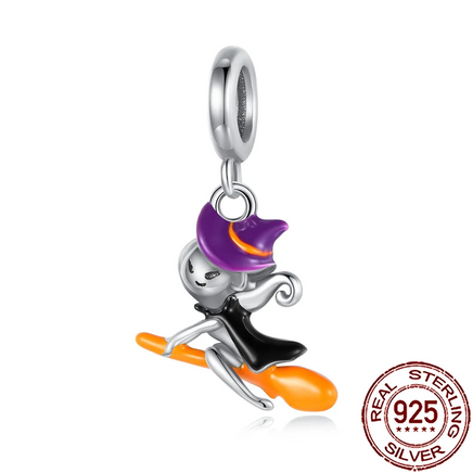 Gothic 2025 Charms 925 Sterling Silver Halloween Nightmare Skull Skeleton Beads Fit Snake Chain Bracelet Necklace DIY Jewelry OMT154