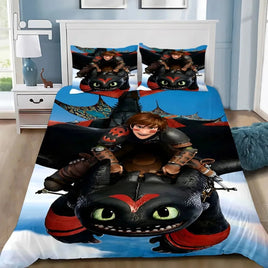 How to TrainS Your D-dragons Bedding Set Your D-dragons Duvet Cover Pillowcase Adult Boy Girl Single Twin Full Queen King Size Lusy Store