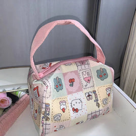 Storage Bag Anime New Sanrio Hello Kitty Convenience Makeup And Toilet Bag Travel Storage Bag Large Capacity Christmas Gift