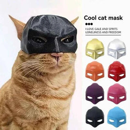 Cute Cat Cosplay Hat Bat Mask for Cat Funny Bat Cat Avenger Mask Halloween Costumes Props Accessories for Cats