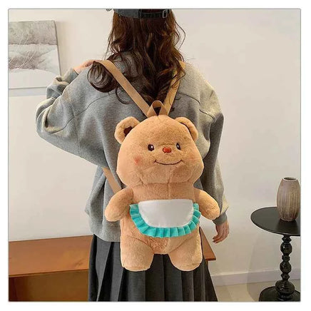 24 Styles Sanrio Plush Doll Kawaii Cinnamorol Plush Stuffed Backpack Girl's Cartoon Bag Gift Bag Girlfriend Child Birthday Gift 12 33X27X10cm
