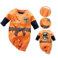 Baby Girl Boy Costume Anime Clothes Newborn Romper Infant Luffy Akatsuki Vegeta Cosplay Jumpsuit Halloween 0-18M 8
