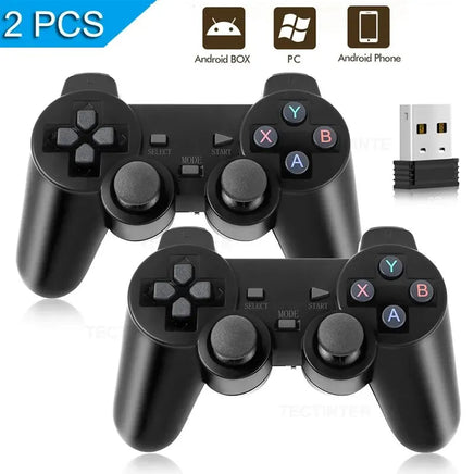 2-Pack 2.4G Wireless Gamepad Set - Plug & Play USB Joystick for PC/Android TV/Switch Lusy Store