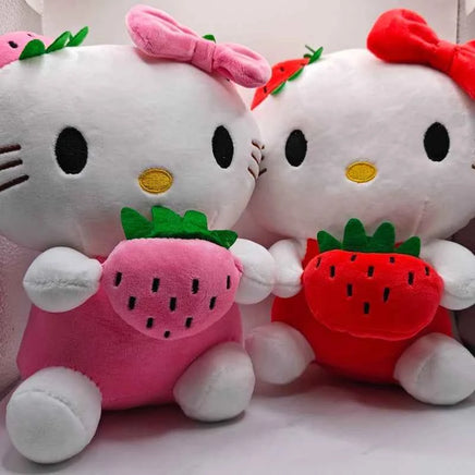 Sanrio Strawberry KT Cat Plush Doll (8.7 Inches)