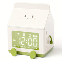 2025 Milk Box Digital Alarm Clock - Cute LED Date Display with Countdown, Multifunctional Bedside Table Clock for Home Office Lusy Store