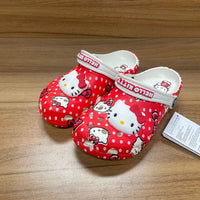Hello Kitty Hole Sandals adult Slippers Sandals Kawaii Eva Anime Home Beach Shoes Summer Slippers With Accessories Gift Lusy Store