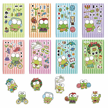 Cute Sanrio Kero Kero Keroppi Anime Puzzle Sticker for Kids