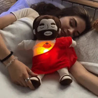 Lusy Store LLC 15 inch Breath Jesus Soothes Plush Toy Soft Soothing Plushies Comforting Heart Toy Easter Gifts Plush