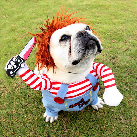 Funny Pet Dog Cosplay Clothes Novelty Puppy Halloween Costumes Sweatshirt Christmas Festival Party Outfit Pet Dress Dog Coat