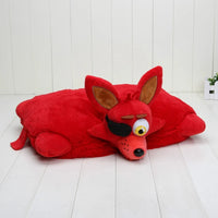 Lusy Store 43cm Freddy Purple Rabbit Red Foxy Yellow Duck Plush Pillow Freddy Fazbear Plush Stuffed Toys for Home Supplies Pillow 