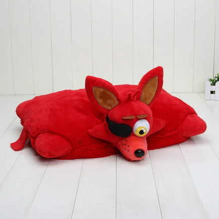 Lusy Store 43cm Freddy Purple Rabbit Red Foxy Yellow Duck Plush Pillow Freddy Fazbear Plush Stuffed Toys for Home Supplies Pillow 