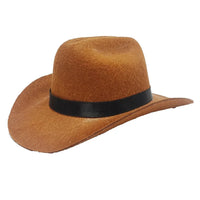 Pet Hat Cat Cowboy Hat Funny Retro Adjustable Cowboy Hat for Dogs Cats Pet Photo Prop Halloween Decor Cat Accessories Brown