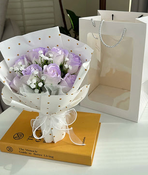 Valentine's Day Artificial Rose Soap Bouquets Eternal Flower Bouquet Gifts Party Home Decor