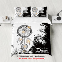 Black and White Dream Catcher Bedding Set 3-Piece - Lusy Store
