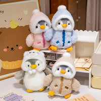 Cute Penguin Stuffed Animal – Soft Plush Toy with Clothes – 10in – Lusy Store