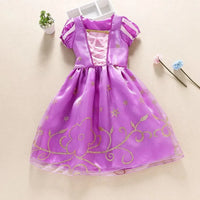 Girls Princess Dress Kids Cinderella Snow White Aurora Sofia Rapunzel Cinderella Halloween Costume 5