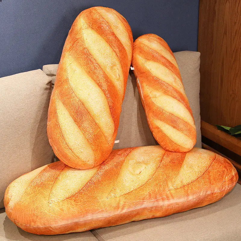 Lusy Store LLC French Bread Plush Pillow Stuffed Food Plushie Party Prop Decor Sleeping Companion Man Gift Plush
