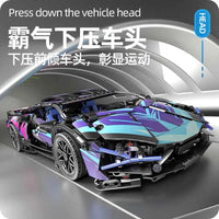1314 Pcs Remote Control LED Supercar Power Building Blocks Lamp Bricks Speed Racing Sets Toys For Kids Models Gifts