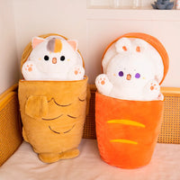 Lusy Store LLC Taiyaki Cat Plush Toy &ndash; Soft Stuffed Animal Pillow &ndash; 38cm/75cm Plush