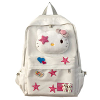 Sanrio Hellokitty Kuromi My Melody Pom Pom Purin Anime Backpack Cute Schoolbags Cartoon Shoulder Bag Birthday Gift for Friend Lusy Store