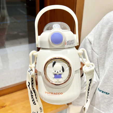 Sanrio Kuromi, Cinnamoroll 700ml Vacuum Thermos Cup - Kids School Straw Kettle AB 4Doll 700ml