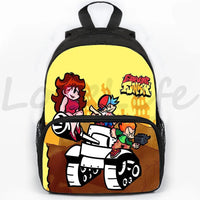 Fnf Game Friday Night Funkin Backpack for Boys Girls 3D Anime School Backpacks Children Bookbag 16 Inch Travel 10