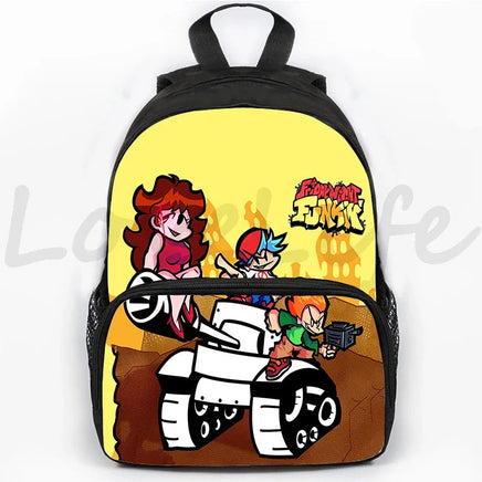 Fnf Game Friday Night Funkin Backpack for Boys Girls 3D Anime School Backpacks Children Bookbag 16 Inch Travel 10