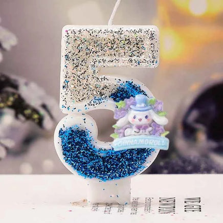 Cinnamoroll Creative Digital Candle (4x7.5cm) - Birthday Cake Decoration 5