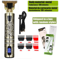 T9 Hair Clipper Repair Beard Shaving Body Hair Trimmer Clippers Electric Machine Men Haircut Machine 0mm Barber Shaver Lusy Store