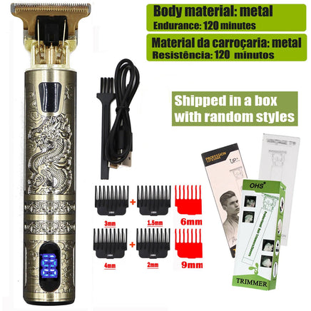 T9 Hair Clipper Repair Beard Shaving Body Hair Trimmer Clippers Electric Machine Men Haircut Machine 0mm Barber Shaver Lusy Store