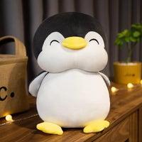 Kawaii Penguin Plush Doll – Soft Stuffed Animal Toy – 12in/18in/22in – Lusy Store Black