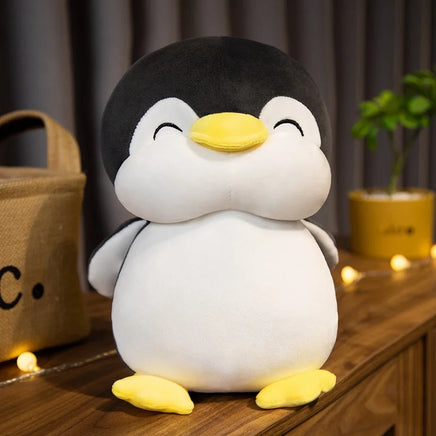 Kawaii Penguin Plush Doll – Soft Stuffed Animal Toy – 12in/18in/22in – Lusy Store Black