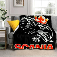 3D S-Scania Top Class Truck Cartoon Soft Blankets,Throw Blanket Comfortable Blanket for Picnic Beds Sofa Home Bedroom Lusy Store