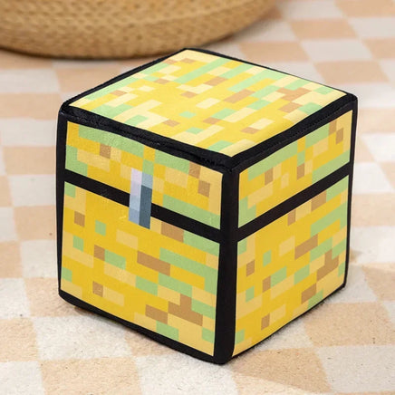 Lusy Store LLC Minecraft Steve Plush | Soft Cube Stuffed Toy | 4in/8in/12in Stuffed Animal